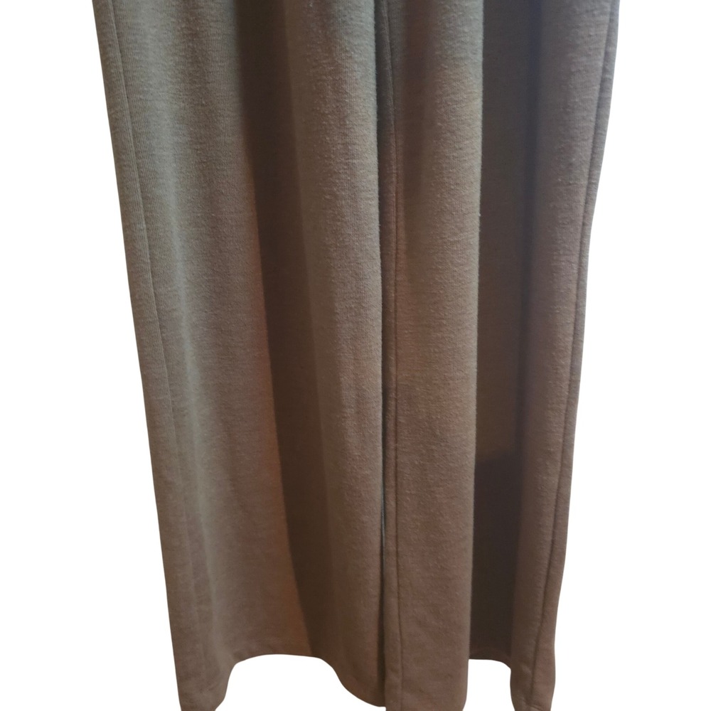 Wilfred Free XS Taupe Knit Wide Leg Pants Lounge Soft Pull On Stretch Minimalist - Picture 4 of 13